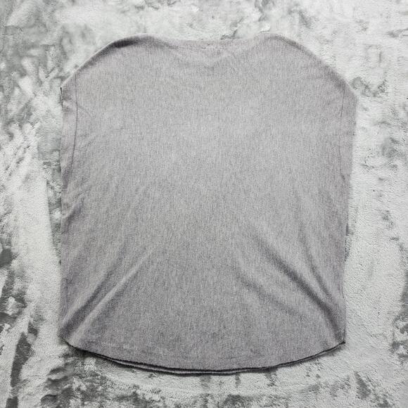 Aaeda Sweater Womens L Gray Blue Dragonfly Cap Sleeve Pullover Casual Whimsy - Picture 3 of 8